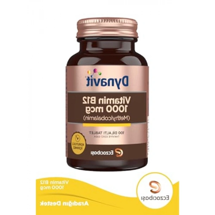 Methylcobalamin Vitamin B12, 1000 mcg 100 Dilaltı Tablet ile Enerji Desteği