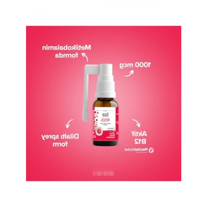 Metilkobalamin İçeren Dilaltı Sprey 10 mL