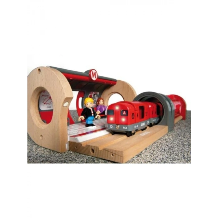 Metro Railway Seti - 3 Yaş ve Üzeri için Eğlenceli Oyun