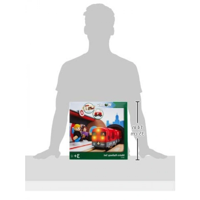 Metro Railway Seti - 3 Yaş ve Üzeri için Eğlenceli Oyun