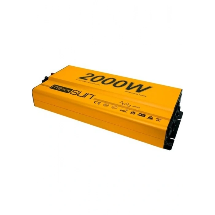 Mexxsun 12V 2000W Ats Ups Şarjlı Tam Sinüs Inverter (Ekranlı) – MEX2000TC
