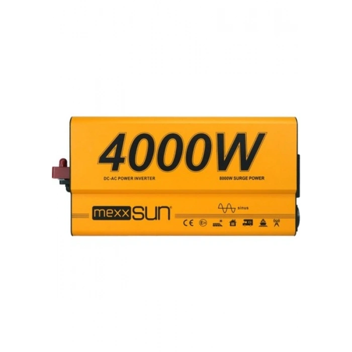 Mexxsun 12V 4000W Tam Sinüs Inverter 220V Çevirici (MEX4000TS)
