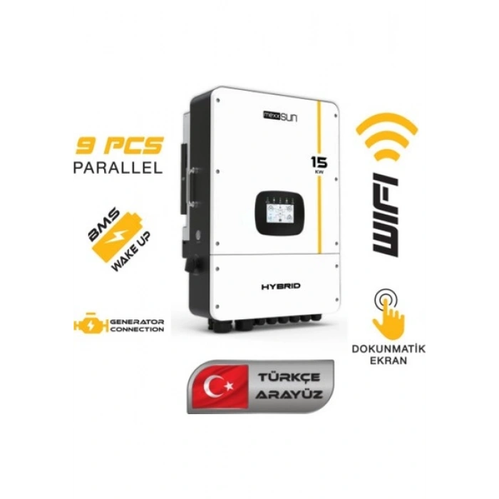 Mexxsun 15 Kw Hibrit Trifaze On-Grid Inverter (48V-LV)