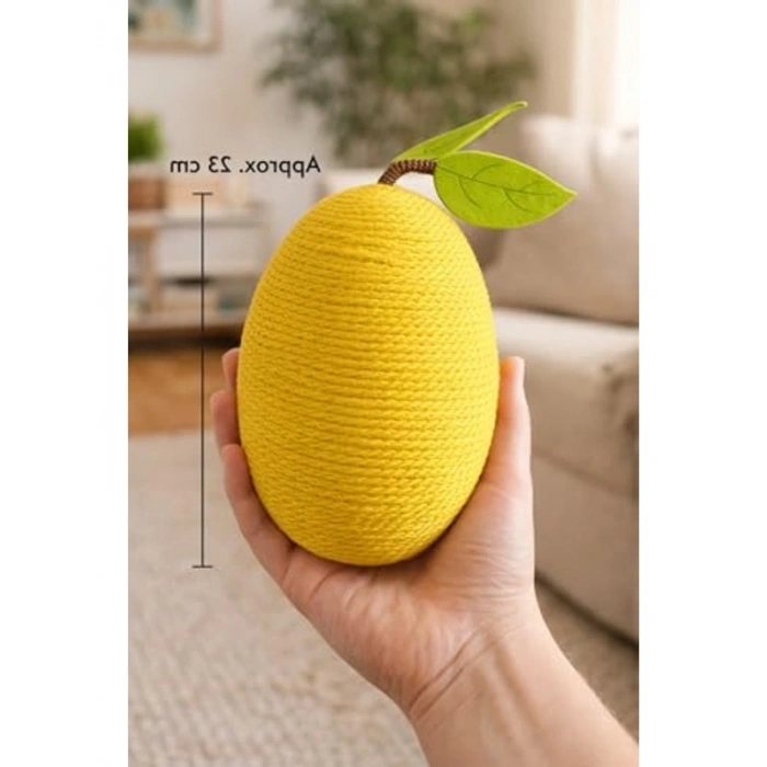 Meyve Temalı Kedi Tırmalama Oyuncağı - 23 cm
