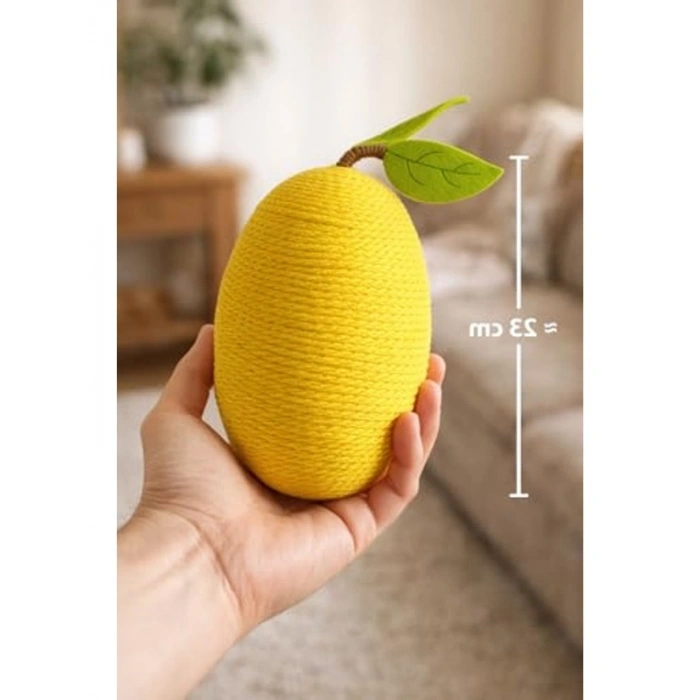 Meyve Temalı Kedi Tırmalama Oyuncağı - 23 cm