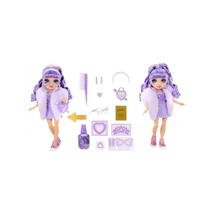 MGAE, Rainbow High Violet - Kristal Serisi Bebeği, Rainbow High