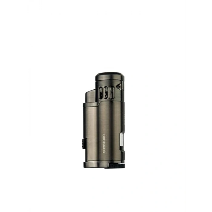 MGM05-43 Delicili Üçlü Jet Alev Gunmetal Çakmak