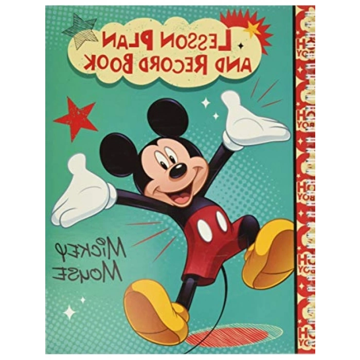 Mickey Mouse Temalı Ders Plan Defteri, 40 Haftalık