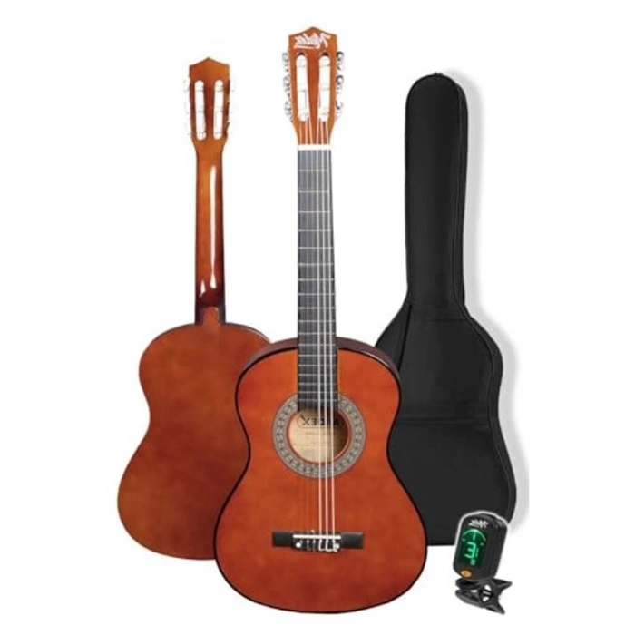 Midex CG-36BRW-PAK Kaliteli 36 İnç 3/4 Juniur Çocuk Gitarı 8-12 Yaş Arası (Tuner Çanta Capo Askı Nota Sticker Pena Metod)