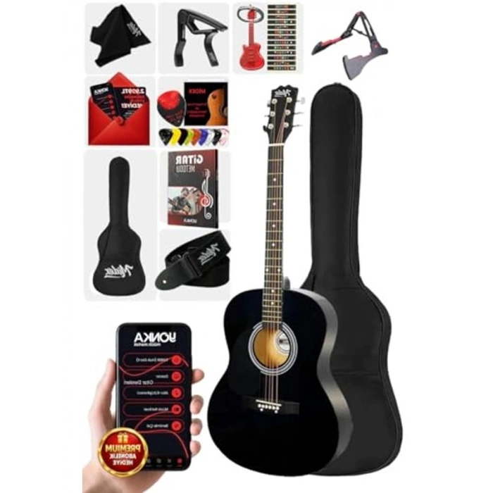 40 İnç Akustik Gitar Seti ile Kaliteli Müzik Deneyimi