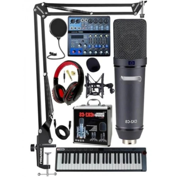 Midi Live Paket - Ses Kartlı Mikser ve MIDI Klavye Seti