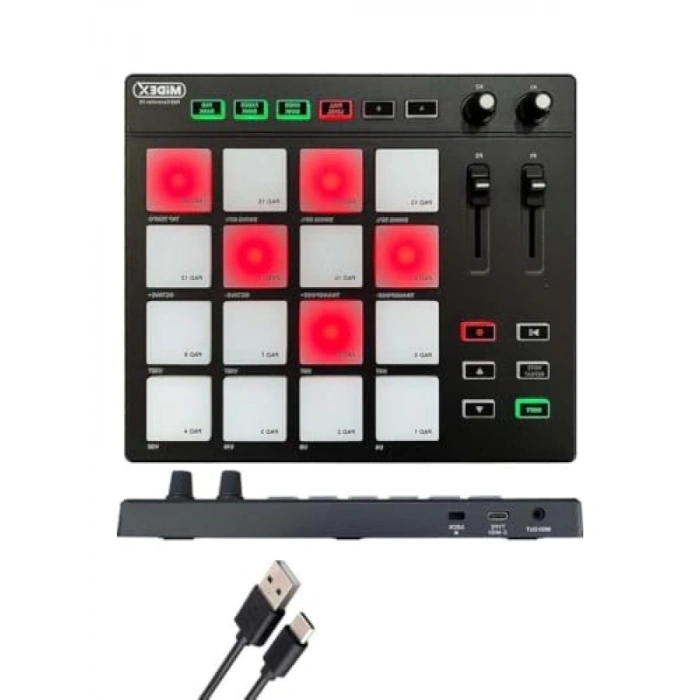 Midi Live Paket - Ses Kartlı Mikser ve Pad Controller Seti