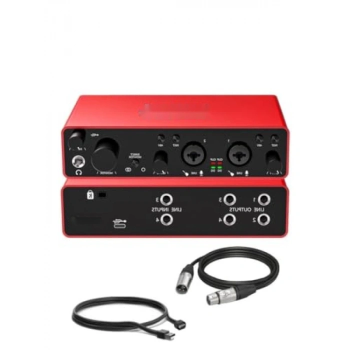 MIDI Paket - Ses Kartı, MIDI Klavye ve Mikrofon Seti