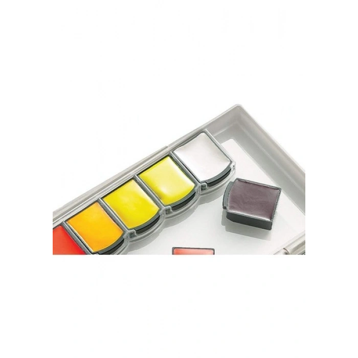 Mijello Mission Suluboya Gold Tablet Pigment 12li MPW-2012