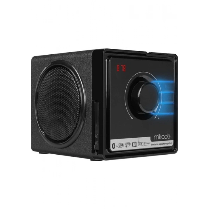 Mikado Bt-236 3W+3W Siyah Sd+Mmc+Fm Destekli Bluetooth Müzik Kutusu