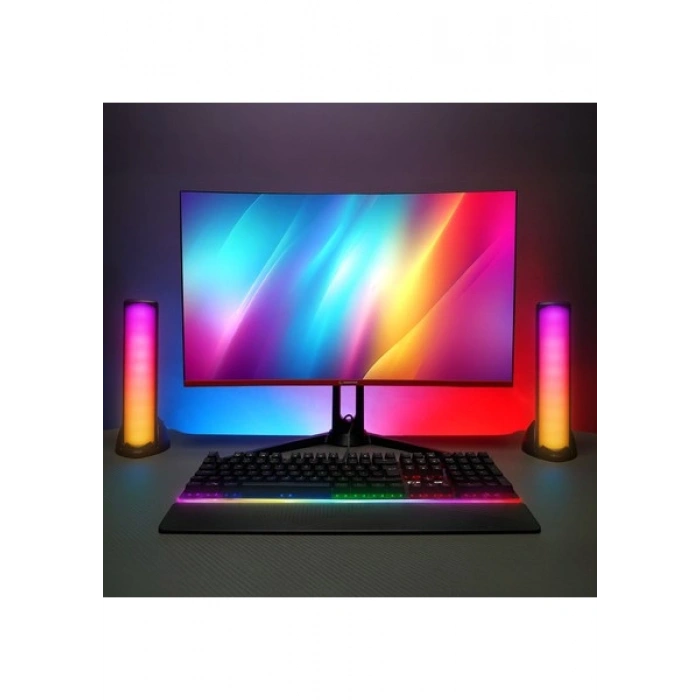 Mikado MD-183 2.0 3W*2 Bluetooth Siyah Rgb Aydınlatmalı USB + 3.5mm USB 5V Speaker Hoparlör
