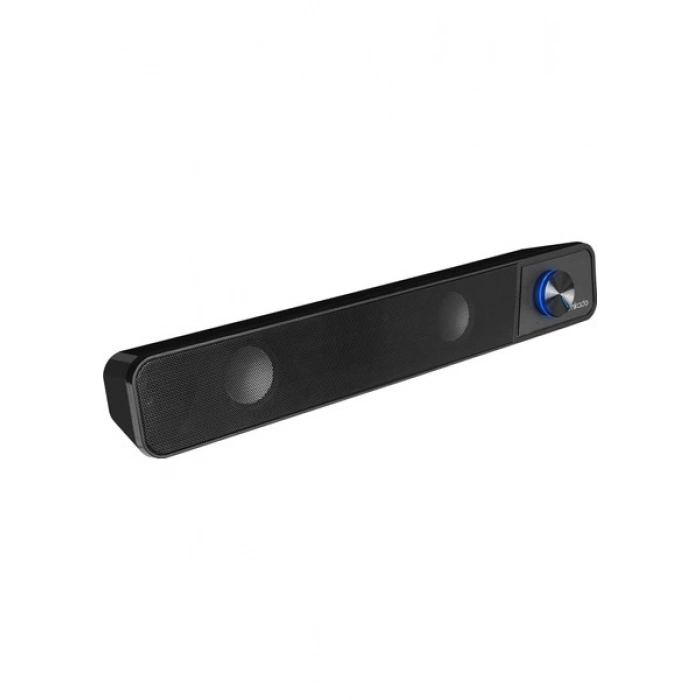 Mikado MD-69S Siyah 3WX2 LED Işıklı Multimedia Soundbar Speaker