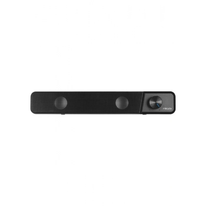 Mikado MD-69S Siyah 3WX2 LED Işıklı Multimedia Soundbar Speaker