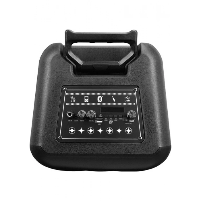 Mikado MD-801KP 3.7V2400mAh 30W Bluetooth/USB/TF/FM/Led Işıklı Kablolusuz Mikrofonlu Toplantı Anfisi