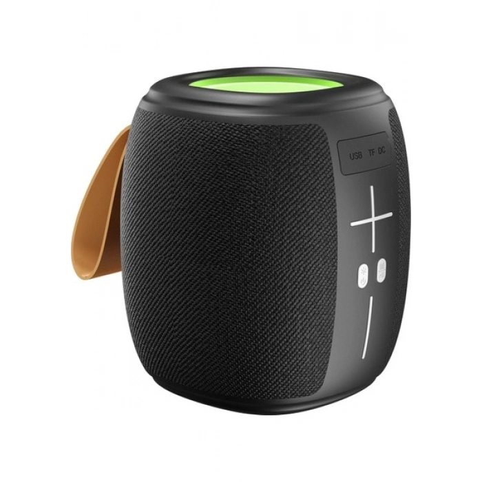 Mikado MD-888 Cube Siyah 5W 1200MAH Bt/tf/usb/led Işıklı Hoparlör Hoparlör