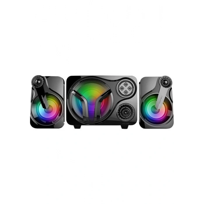 Mikado MD-BT28 5W+3W×2 Siyah LED Işıklı Speaker