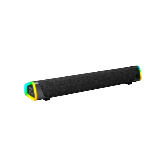 Mikado MD-SBT26 Siyah 3W*2 Kanal Tipi Kablosuz Soundbar Speaker Bluetooth ile LED Işıklı