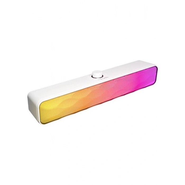 Mikado MD-SBT31 Beyaz 5W*2 1200MAH Bt,rgb,tf Card,type-C ,usb Soundbar Speaker