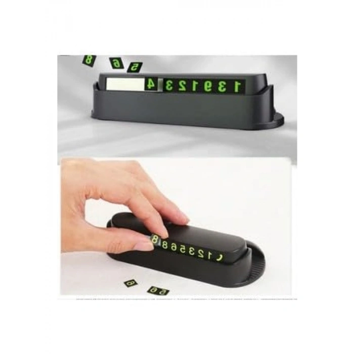 Mıknatıslı Araç İçi Park Numaratörü, Fosforlu