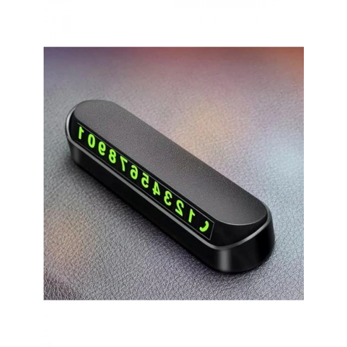 Mıknatıslı Fosforlu Araç İçi Park Numaratörü