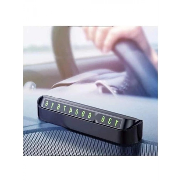 Mıknatıslı Fosforlu Araç İçi Park Numaratörü