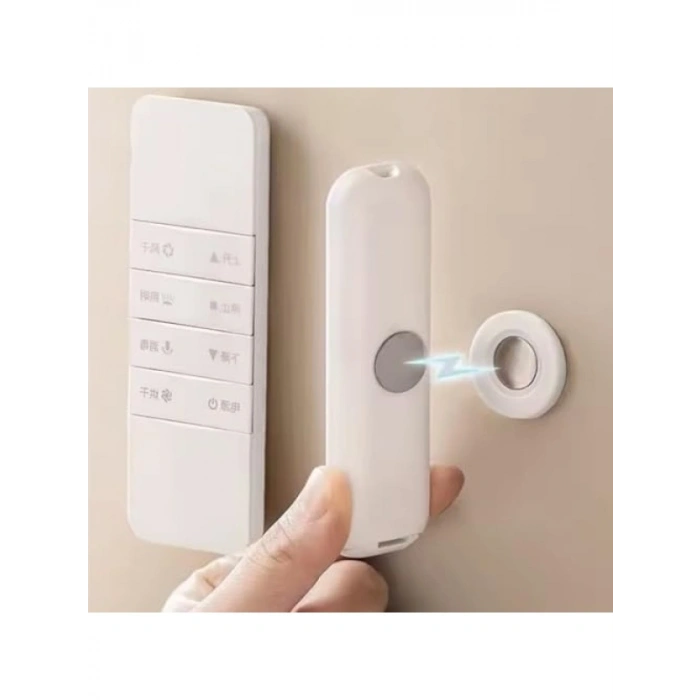 Mıknatıslı Mini Kumanda Tutucu - Yapışkanlı Manyetik Askı