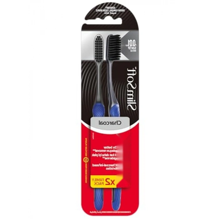 Mikro İnce Siyah Diş Fırçası 2li Set