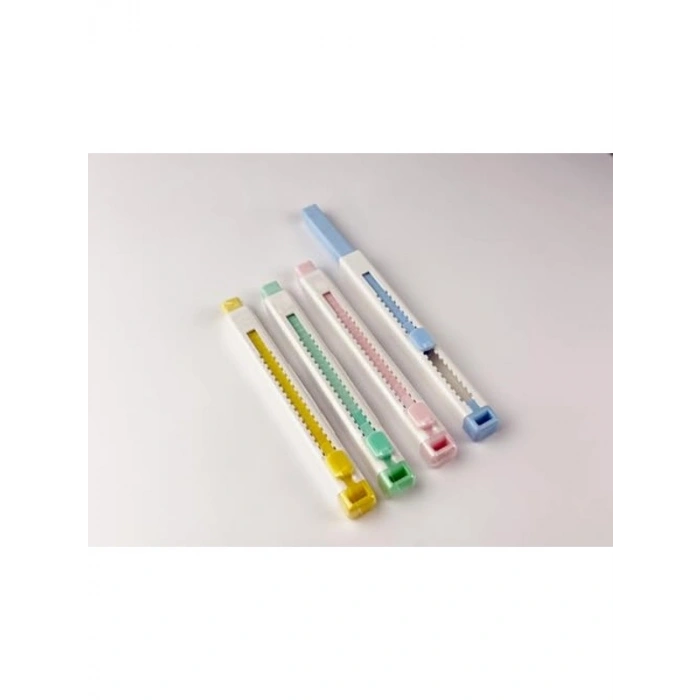 Mikro Pastel Renkli Eğlenceli Mekanizmalı Silgi