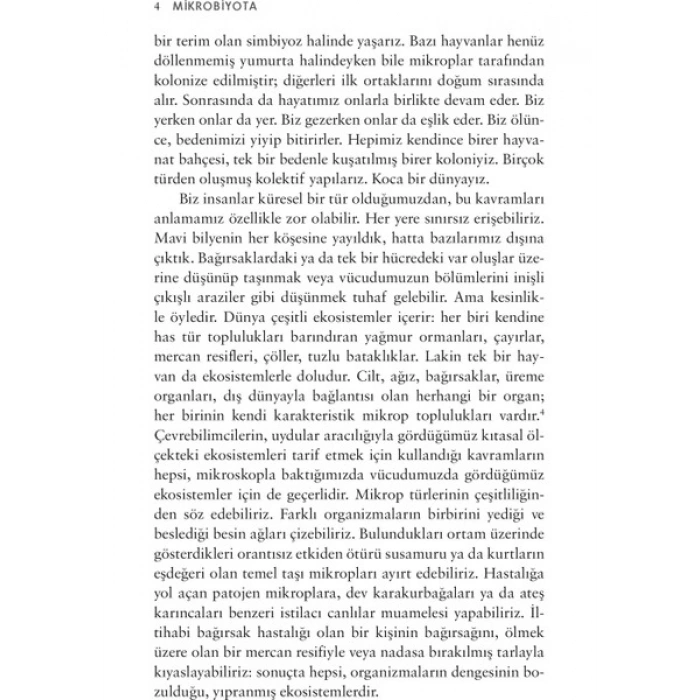 Mikrobiyota :İçimizdeki Mikroplar & Yaşama Büyüleyici Bir Bakış - Ed Yong