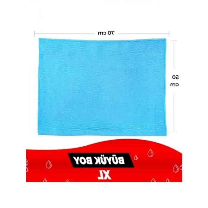 Mikrofiber Araç Kurulama ve Cam Bezi Seti - 50x70 cm (2li Set)