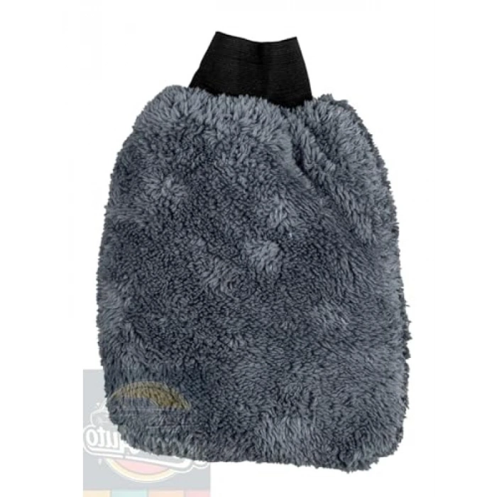 Mikrofiber Araç Yıkama Eldiveni - Gri Renk