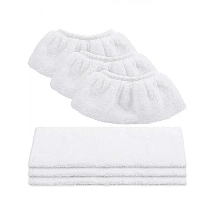 Mikrofiber Bez Seti, Buharlı Temizleyici ile Uyumlu 3 Zemin Başlığı