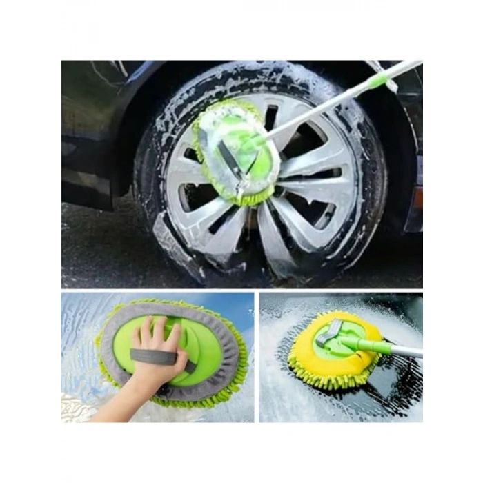Mikrofiber Bezli Oto Yıkama Mop Seti ile Kolay Temizlik