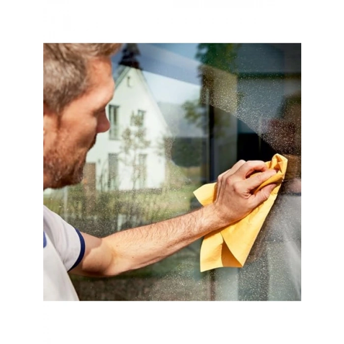 Mikrofiber Cam Bezi, Ekstra Parlaklık, Sarı, 2li Paket