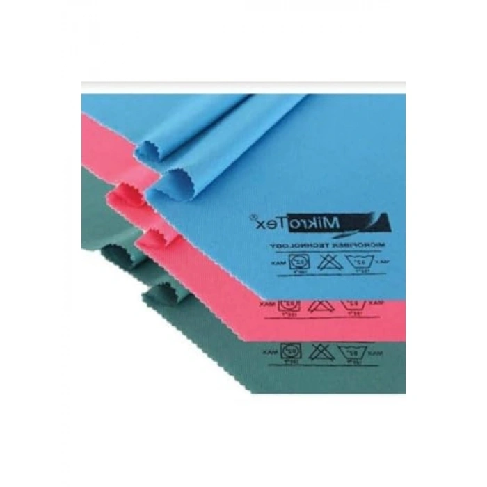 Mikrofiber Cam Bezi Seti, 2 Adet, Çok Renkli, 40 x 50 cm