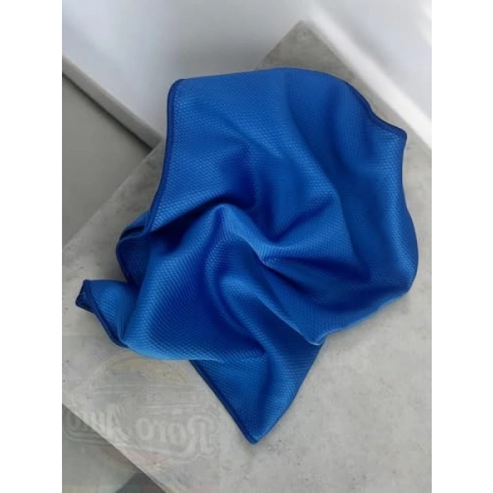 Mikrofiber Cam ve Jant Silme Bezi - 50 x 70 cm, Lacivert