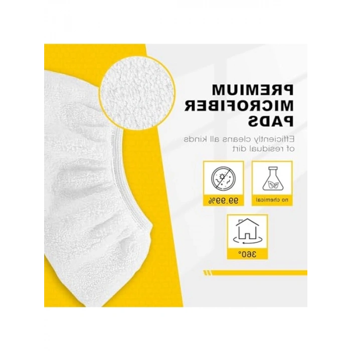 Mikrofiber Kapak Seti - Buharlı Temizleyici Aksesuarları için Uyumlu