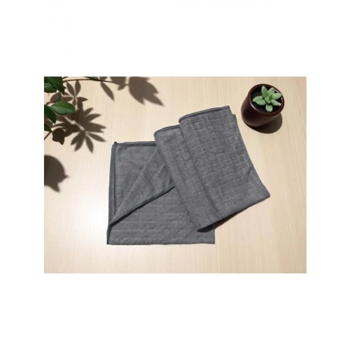 Mikrofiber Kareli Mutfak Bezi, 40x40 cm Boyutunda (3lü Set)