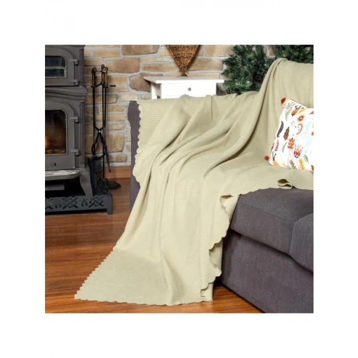 Mikrofiber Şönil Minimalist Koltuk Örtüsü - 175x300 cm