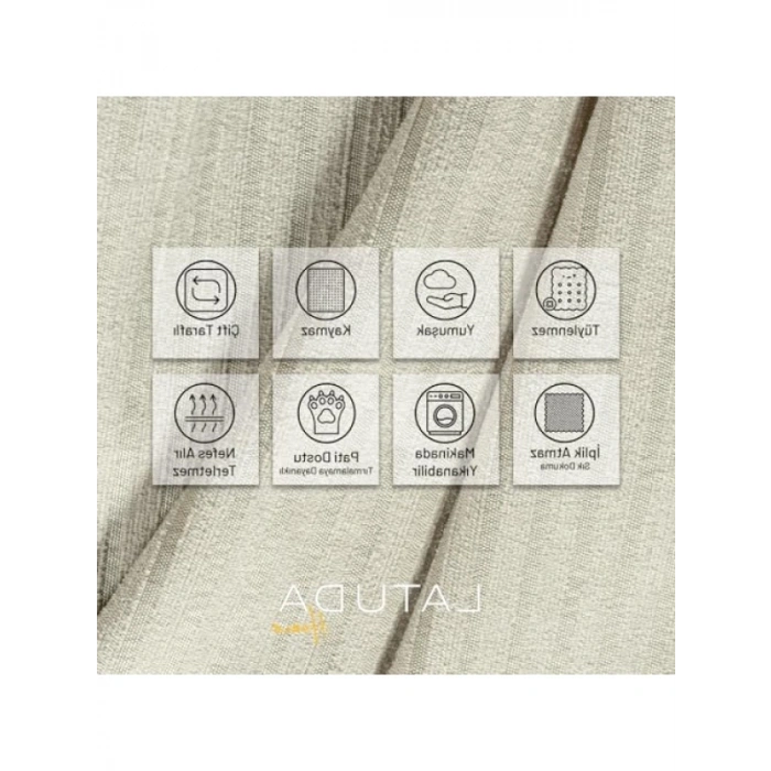 Mikrofiber Şönil Minimalist Koltuk Örtüsü - 175x300 cm