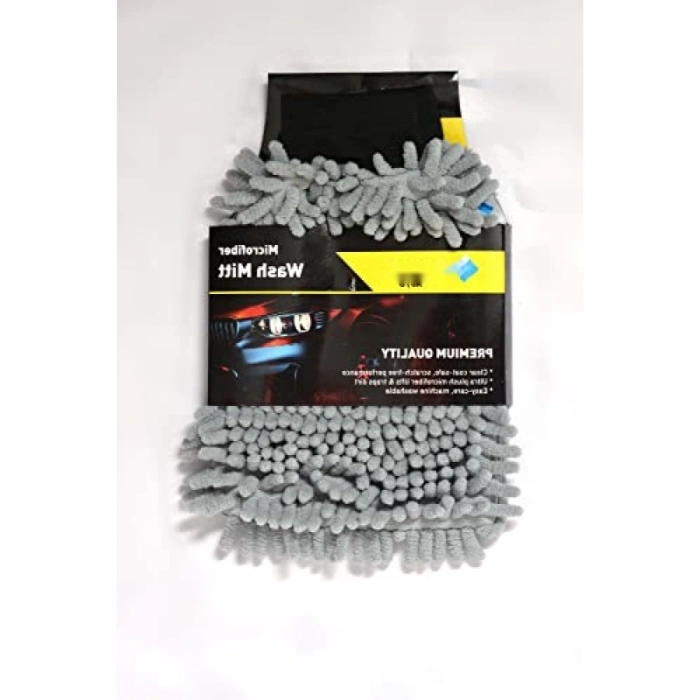 Mikrofiber Şönil Oto Temizlik Eldiveni - 16x24 cm