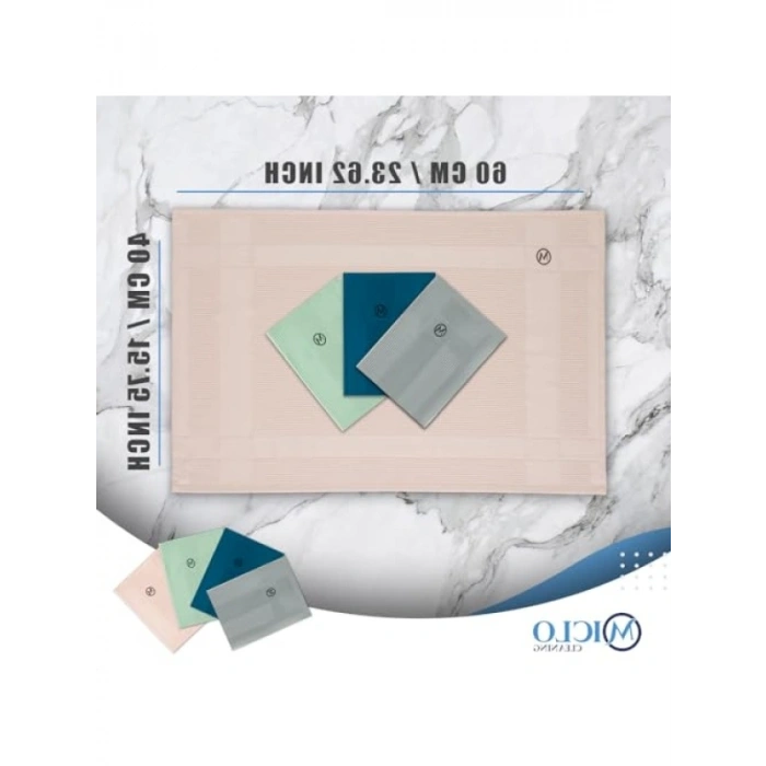 Mikrofiber Temizlik Bezi - 4lü Paket Somon Serisi