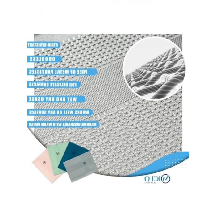 Mikrofiber Temizlik Bezi - 4lü Paket Somon Serisi