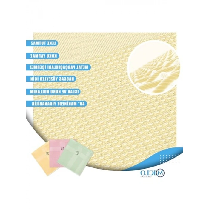 Mikrofiber Temizlik Bezi Seti, 3lü Sihirli Bez, 30x40 cm