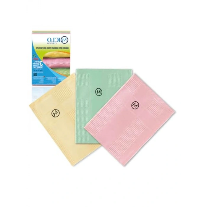 Mikrofiber Temizlik Bezi Seti, 3lü Sihirli Bez ile Cam Temizliği